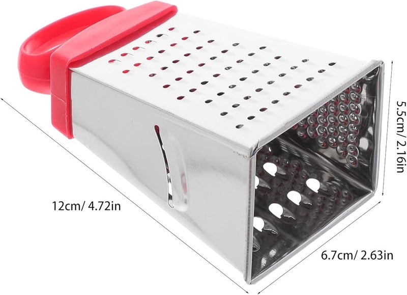 Cabilock 4 Sided Stainless Steel Cheese Grater Box Vegetable Slicer Food Shredder Kitchen Gadget - Image 2